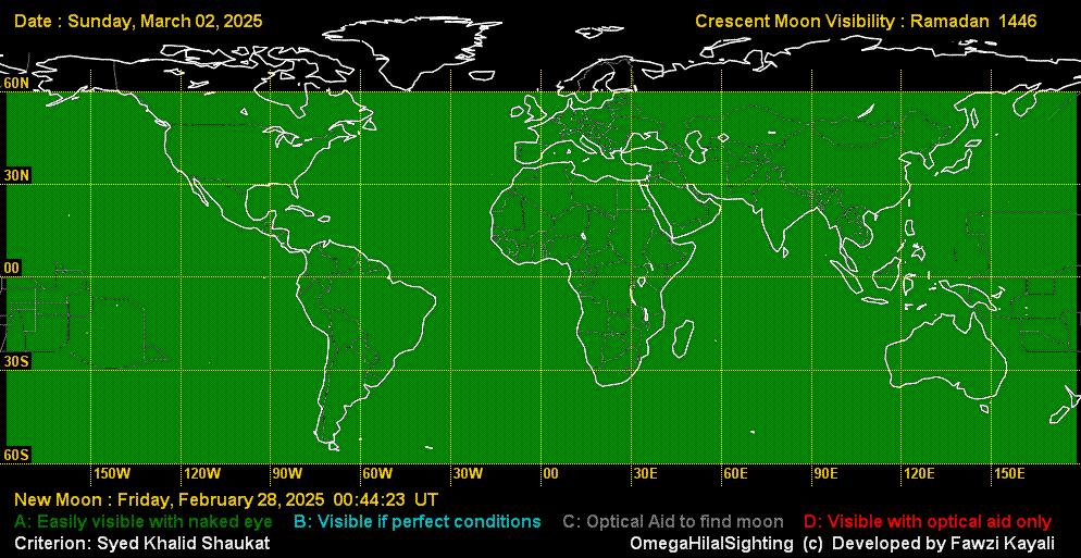 Moonsighting for Ramadan 1446