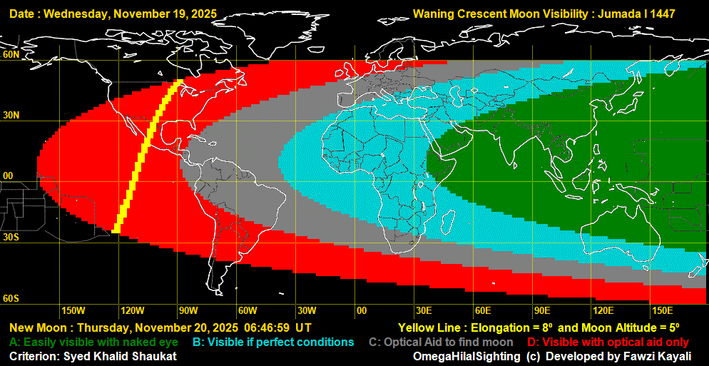 Moonsighting for JumadaatThania 1447